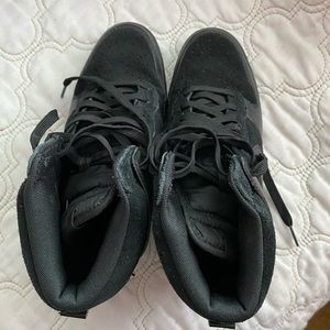 Nike Dunk Sky Hi Essential suede wedge sneaker